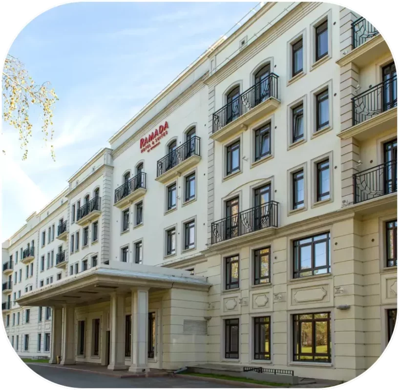 Фасад гостиницы